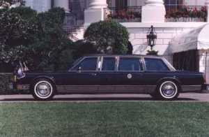 Exterior view of the 1989 Lincoln Limo